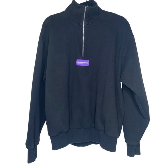 Sleazy Corner Quarter Zip Sweatshirt - Picture 1 of 7